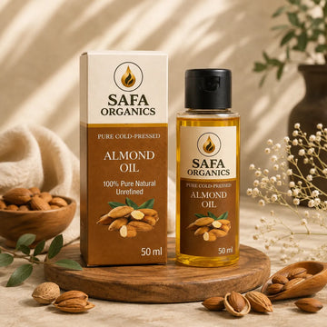 Pure Almond Oil (Badam Ka Tel) for Hair, Skin & Scalp Care | SAFA Organics