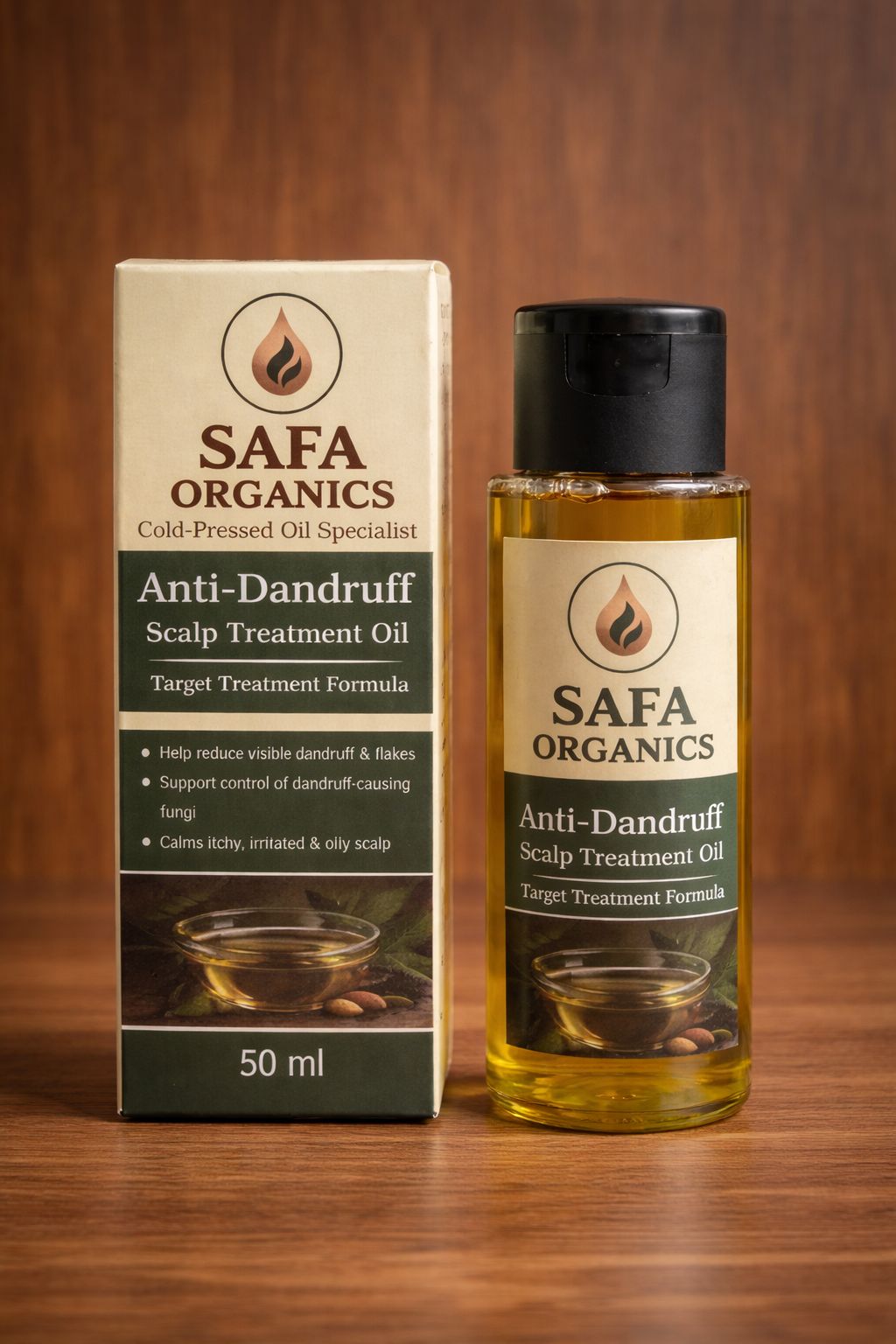anti dandruff oil natural treatment safa organics pakistan
