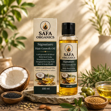 Best Hair Oil in Pakistan for Hair Fall & Hair Growth | SAFA Organics Signature Hair Growth Oil