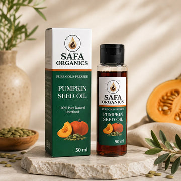 Pure Pumpkin Seed Oil (Kaddu Ke Beej Ka Tel) for Hair, Skin & Scalp Care | SAFA Organics