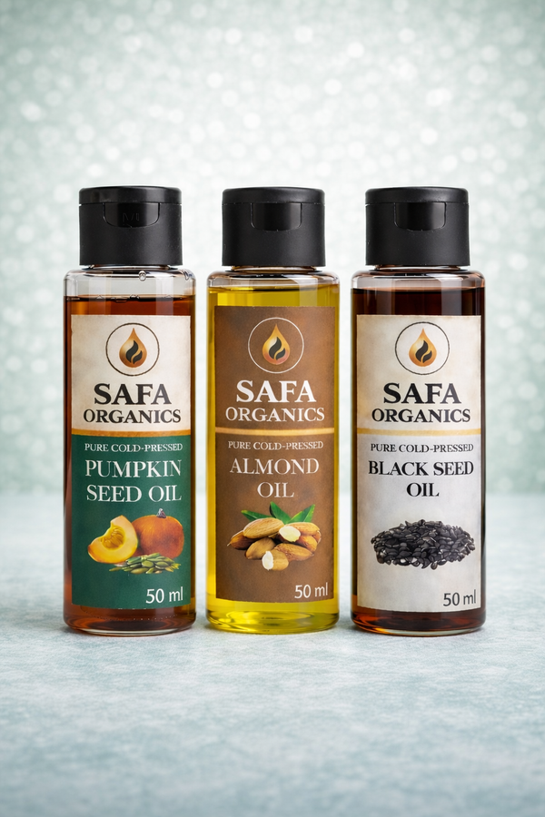 Safa Organics Cold-Pressed Power Trio (50ml x 3)
