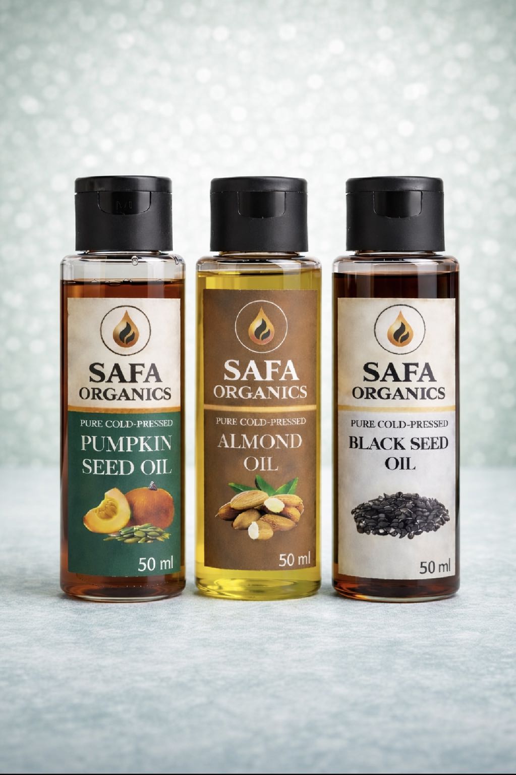 Safa Organics Cold-Pressed Power Trio (50ml x 3)